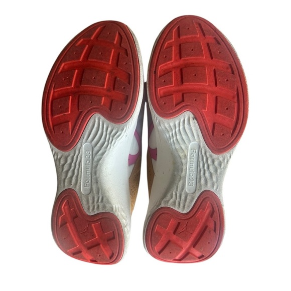 Nike Air Jordan Sneaker Pink & Orange Size 10 - Picture 11 of 12